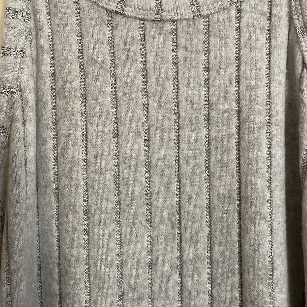 NWT Womens Gray Halter Ribbed Bodycon Sweater Midi Dress - Picture 14 of 17